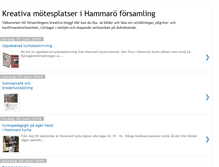 Tablet Screenshot of kreativahammaroforsamling.blogspot.com