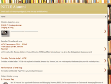 Tablet Screenshot of nitie-alumni.blogspot.com
