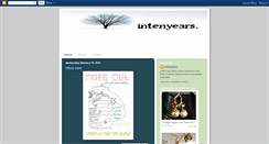 Desktop Screenshot of intenyears-intenyears.blogspot.com