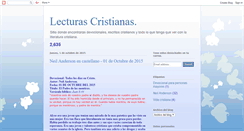 Desktop Screenshot of lecturascristianas2009.blogspot.com