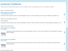Tablet Screenshot of lecturascristianas2009.blogspot.com