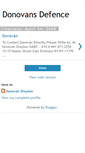 Mobile Screenshot of donovansdefense.blogspot.com