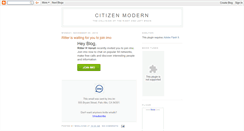 Desktop Screenshot of citizenmodern.blogspot.com