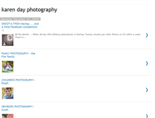 Tablet Screenshot of karendayphotography.blogspot.com