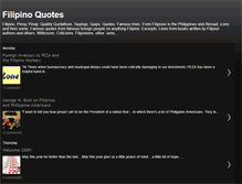 Tablet Screenshot of filipinoquotes.blogspot.com