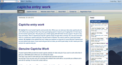 Desktop Screenshot of captcha-entry-work.blogspot.com