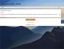 Tablet Screenshot of captcha-entry-work.blogspot.com
