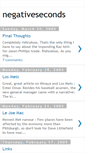 Mobile Screenshot of negativeseconds.blogspot.com