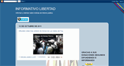 Desktop Screenshot of informativolibertad.blogspot.com