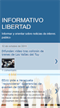 Mobile Screenshot of informativolibertad.blogspot.com