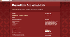 Desktop Screenshot of mukhlisahfillah.blogspot.com