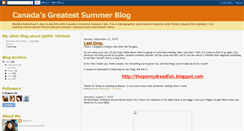 Desktop Screenshot of canadasgreatestsummerblog.blogspot.com