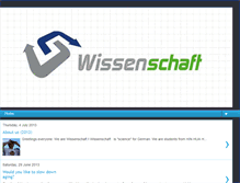 Tablet Screenshot of hh-wissenschaft.blogspot.com