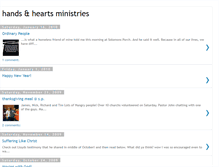 Tablet Screenshot of handsandheartsministries.blogspot.com