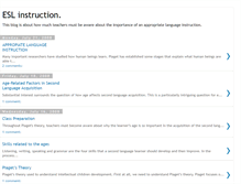 Tablet Screenshot of eslinstruction.blogspot.com