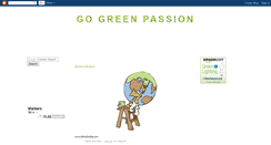 Desktop Screenshot of gogreenpassion.blogspot.com