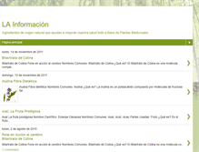 Tablet Screenshot of lainformaciondelosproductos.blogspot.com