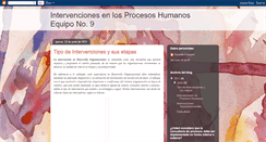 Desktop Screenshot of intervencionesrrhhmodelosadmon.blogspot.com