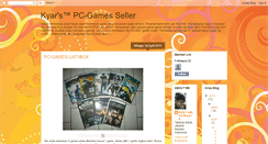 Desktop Screenshot of kyarpc-gameshop.blogspot.com