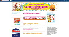 Desktop Screenshot of gabbafriends.blogspot.com