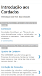 Mobile Screenshot of introducaoaoscordados.blogspot.com