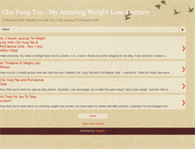 Tablet Screenshot of mychoyungteaweightloss.blogspot.com