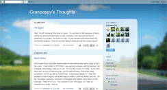 Desktop Screenshot of granpappy31.blogspot.com