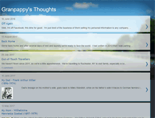 Tablet Screenshot of granpappy31.blogspot.com