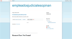 Desktop Screenshot of empleadosjudicialesopinan.blogspot.com