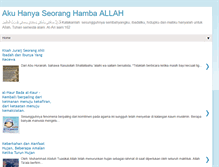 Tablet Screenshot of akuhamba-allah.blogspot.com