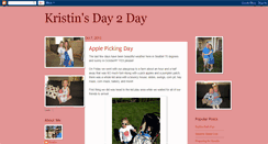 Desktop Screenshot of kristinday2day.blogspot.com