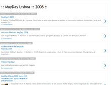 Tablet Screenshot of maydaylisboa.blogspot.com