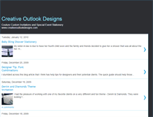 Tablet Screenshot of creativeoutlookdesigns.blogspot.com