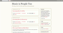 Desktop Screenshot of musicispeopletoo.blogspot.com