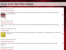 Tablet Screenshot of grupojovensanpedroestepa.blogspot.com