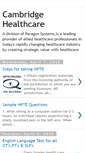 Mobile Screenshot of cambridgehealthcare.blogspot.com