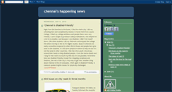 Desktop Screenshot of chennaishappeningnews.blogspot.com