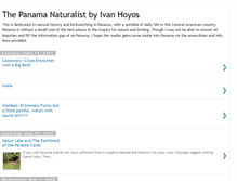 Tablet Screenshot of panamanaturalist.blogspot.com