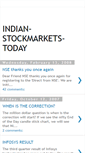 Mobile Screenshot of indian-stockmarkets-today.blogspot.com