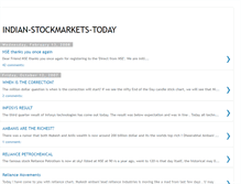 Tablet Screenshot of indian-stockmarkets-today.blogspot.com