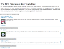 Tablet Screenshot of pinkpenguinteam.blogspot.com