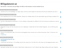 Tablet Screenshot of billigadatorer.blogspot.com