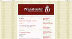 Desktop Screenshot of papusi-miniaturi.blogspot.com