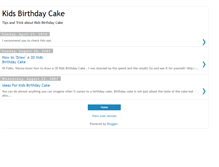 Tablet Screenshot of kidsbirthdaycake.blogspot.com