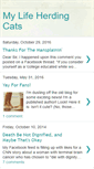Mobile Screenshot of mylifeherdingcats.blogspot.com
