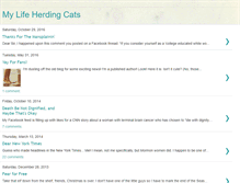 Tablet Screenshot of mylifeherdingcats.blogspot.com