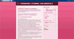 Desktop Screenshot of hormonsvitamins.blogspot.com