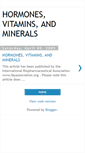 Mobile Screenshot of hormonsvitamins.blogspot.com