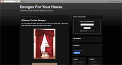 Desktop Screenshot of designing-your-house.blogspot.com