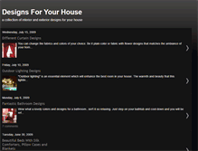 Tablet Screenshot of designing-your-house.blogspot.com
